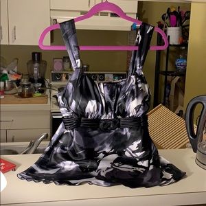 iZ Cyer California empire waist blouse, size L